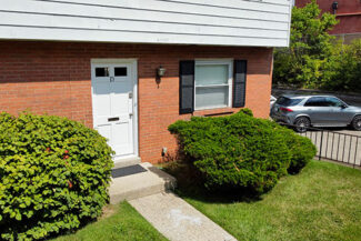 Outside view of entrance to unit